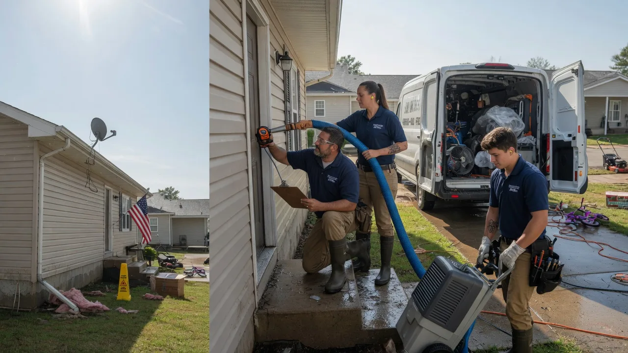 Ceiling Water Damage Restoration in Fowler, IL near me